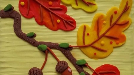 Autumn crafts from plasticine