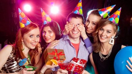 Man's birthday celebration