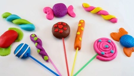Plasticine sweets