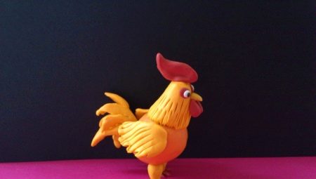 Methods for sculpting a rooster from plasticine
