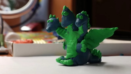 Snake Gorynych from plasticine