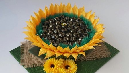 Making crafts Sunflower