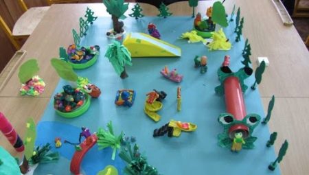 Aire de jeux en pâte à modeler