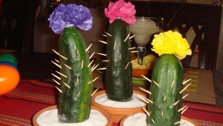 Making cacti from cucumbers