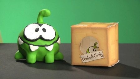 How to mold Om Nom from plasticine?