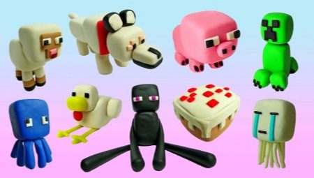 How to mold Minecraft figures from plasticine?