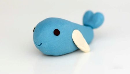 How to mold a whale from plasticine?