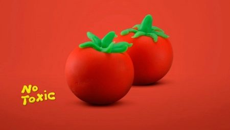 How to mold a tomato from plasticine?