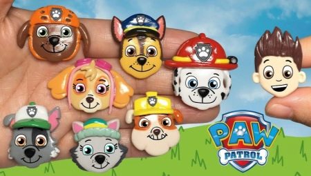 Modeling cartoon characters Paw Patrol from plasticine