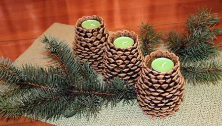 Crafts from cedar cones