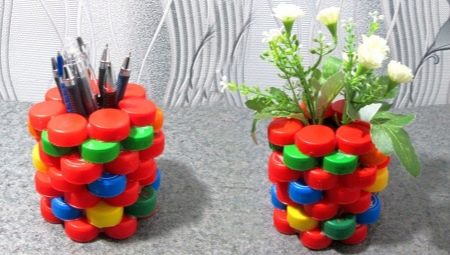 Crafts from plastic bottle caps