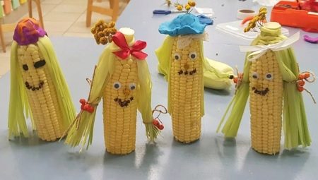 Variety of corn crafts