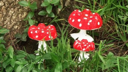 Making a handicraft Amanita