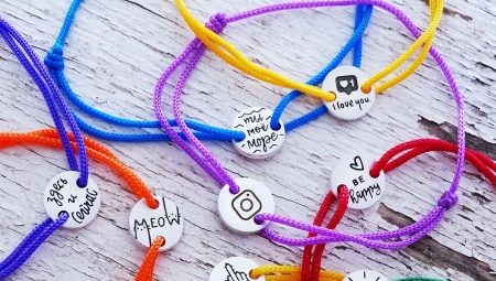 Threads for weaving bracelets