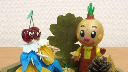 Cipollino crafts from vegetables
