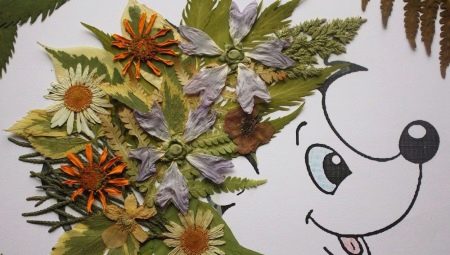 Artisanat à partir de fleurs séchées