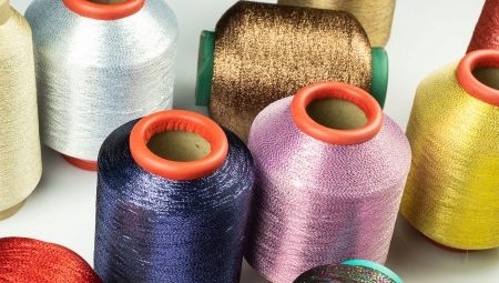 What is lurex and how are threads used?