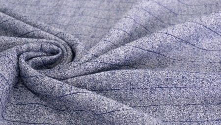 What is melange and where is the fabric used?