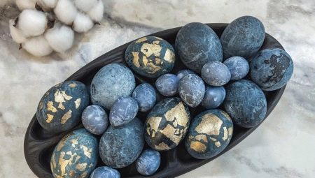 How to make eggs with space colors for Easter?