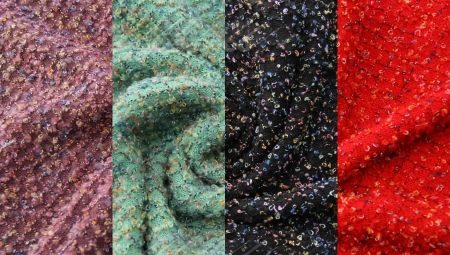 What does boucle look like and what is sewn from fabric?