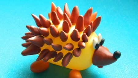 How to make a plasticine hedgehog?