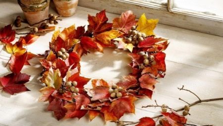 Comment faire une couronne de feuilles d'automne?