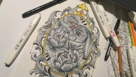 Features of creating a sketch of a tattoo