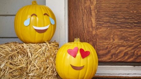 Variety of pumpkin crafts