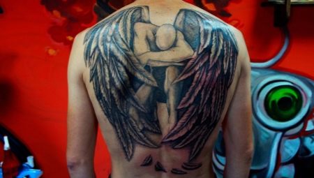 Variety of tattoo with an angel