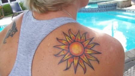 Sun tattoo