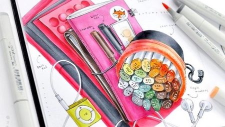 What can you draw with sketching markers?
