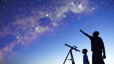 What can you see with different telescopes?