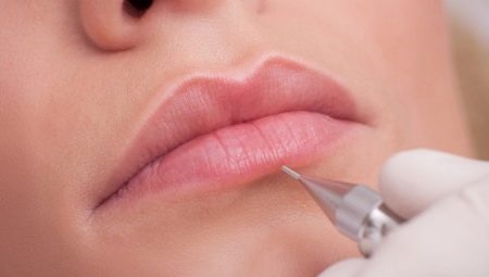 What should not be done after lip tattooing?