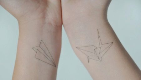 What does the paper airplane tattoo mean?