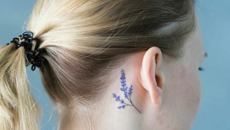 What do tattoos behind the ear mean and what are they like?