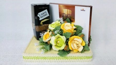 Making bouquets of coffee