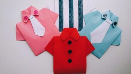 Making origami for dad