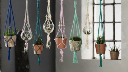 Pots de fleurs suspendus à faire soi-même