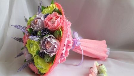 Making sweet bouquets for girls with our own hands