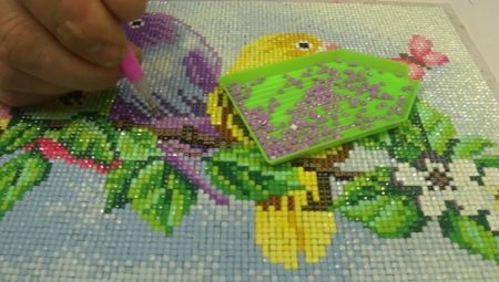 The history of the creation and development of diamond mosaic