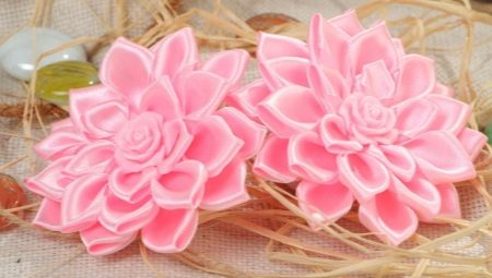 Making flowers from satin ribbons with your own hands