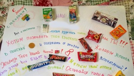 用生日糖果製作海報