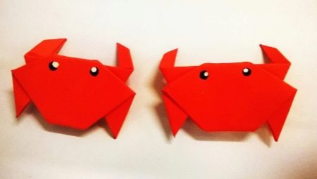 How to make origami in the form of a crab?