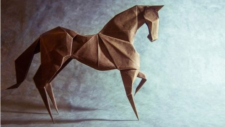 How can you make origami in the shape of a horse?
