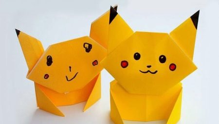 How to make origami in the shape of a Pikachu?