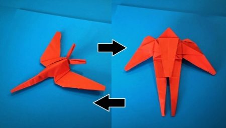 How to make origami in the form of a transformer?