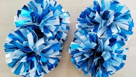 How to make pom-poms from bags?