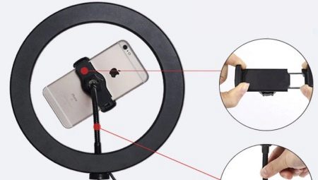 How to assemble a ring lamp?