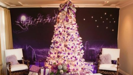 How to decorate a white Christmas tree?
