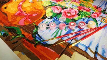 Paintings by numbers on the theme Flowers